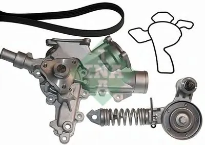 Водяной насос + комплект ручейковых ремней INA купить