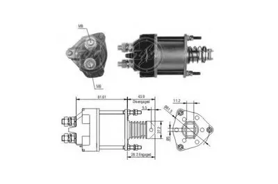 Тяговое реле, стартер ERA купить