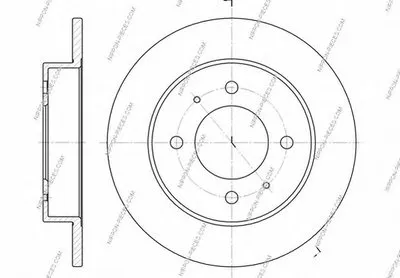 Тормозной диск NPS купить