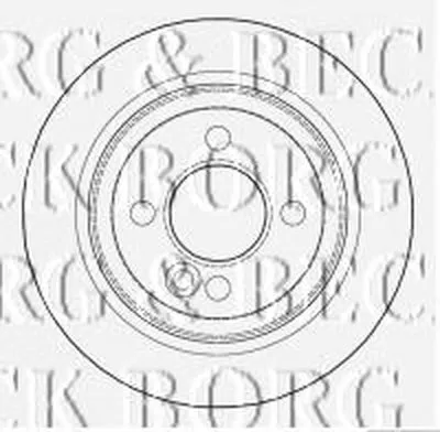 Тормозной диск BORG & BECK купить