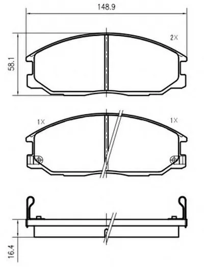 Комплект тормозных колодок, дисковый тормоз VEMA купить