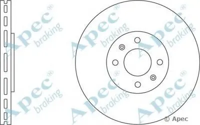 Тормозной диск APEC braking купить
