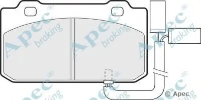 Комплект тормозных колодок, дисковый тормоз APEC braking купить