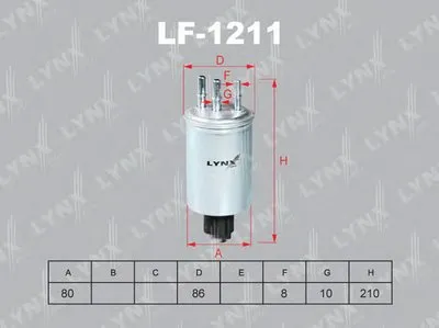 Топливный фильтр LYNXauto купить