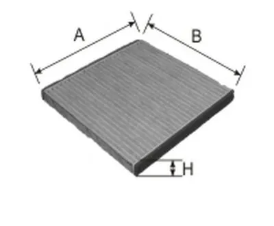 Фильтр, воздух во внутренном пространстве Cabin filter (Charcoal) for SUBARU GOODWILL купить