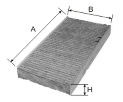 Фильтр, воздух во внутренном пространстве Cabin filter (Charcoal) for PEUGEOT/CITROEN GOODWILL купить