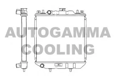 Радиатор, охлаждение двигателя AUTOGAMMA купить