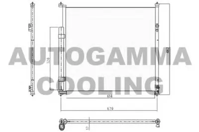 Конденсатор, кондиционер AUTOGAMMA купить