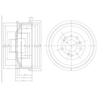 Тормозной барабан DELPHI купить