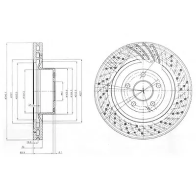 Тормозной диск DELPHI купить