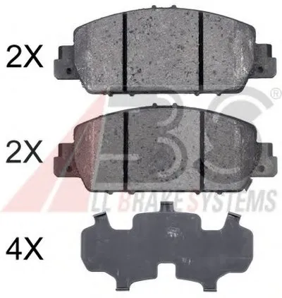 Комплект тормозных колодок, дисковый тормоз