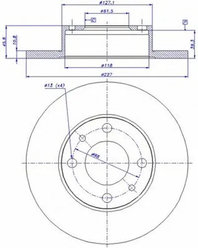 Тормозной диск CAR купить