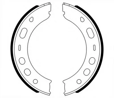 Комплект тормозных колодок; Комплект тормозных колодок, стояночная тормозная система E.T.F. купить