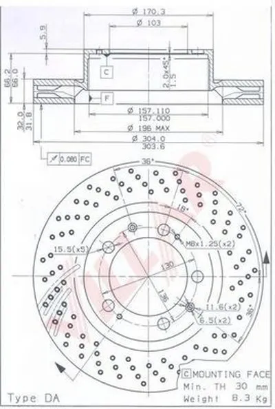 Тормозной диск VILLAR купить