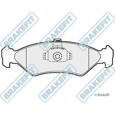Комплект тормозных колодок, дисковый тормоз Brake Fit APEC braking купить