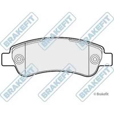 Комплект тормозных колодок, дисковый тормоз Brake Fit APEC braking купить