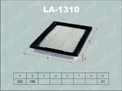 Воздушный фильтр LYNXauto купить