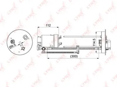 Топливный фильтр LYNXauto купить