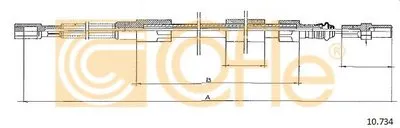 Трос, стояночная тормозная система COFLE купить