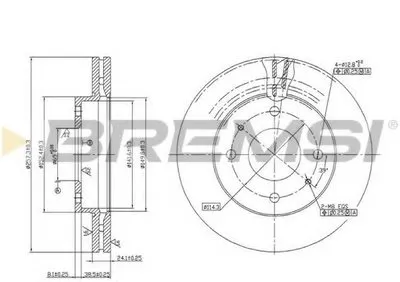 Тормозной диск BREMSI купить