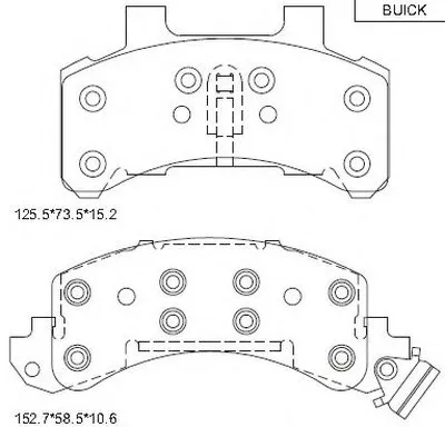 Комплект тормозных колодок, дисковый тормоз ASIMCO купить