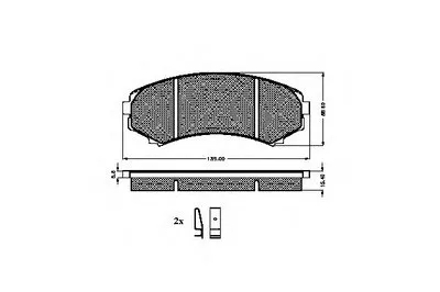 Комплект тормозных колодок, дисковый тормоз SPIDAN купить