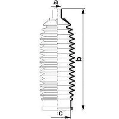 Пыльник, рулевое управление SPIDAN купить