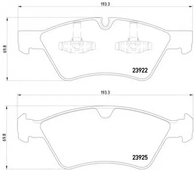 Комплект тормозных колодок, дисковый тормоз HELLA купить