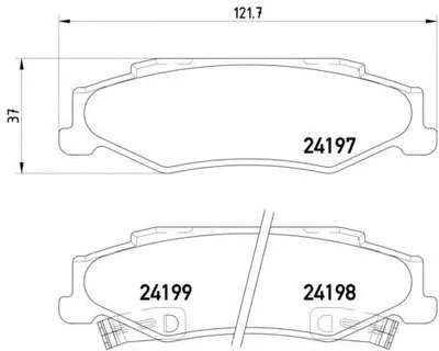 Комплект тормозных колодок, дисковый тормоз HELLA купить