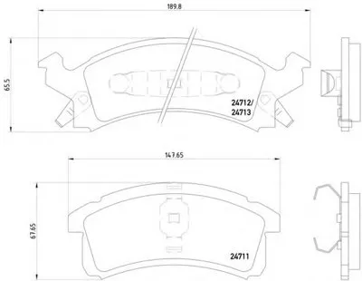 Комплект тормозных колодок, дисковый тормоз HELLA купить