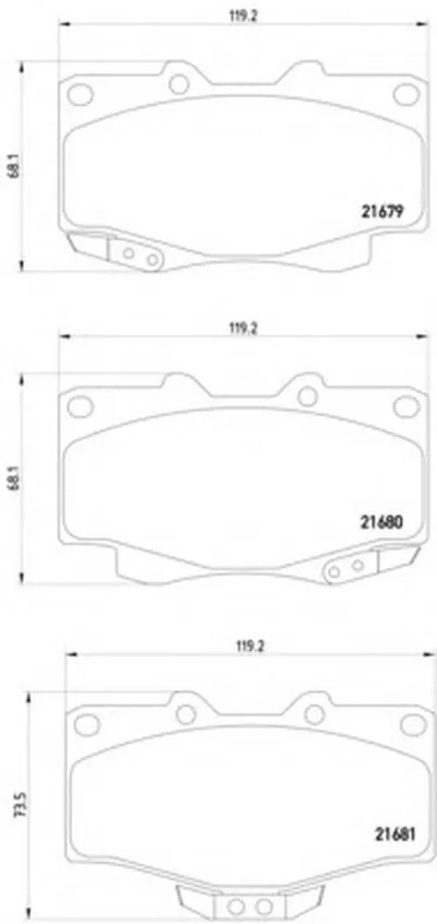 Комплект тормозных колодок, дисковый тормоз HELLA купить