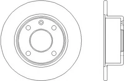 Тормозной диск HELLA купить