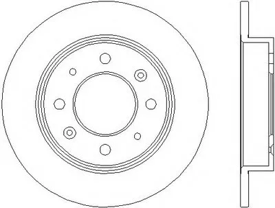 Тормозной диск HELLA купить