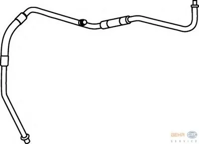 Трубопровод высокого / низкого давления, кондиционер BEHR HELLA SERVICE HELLA купить