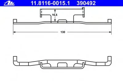 Пружина, тормозной суппорт ATE купить
