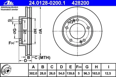 Тормозной диск ATE купить