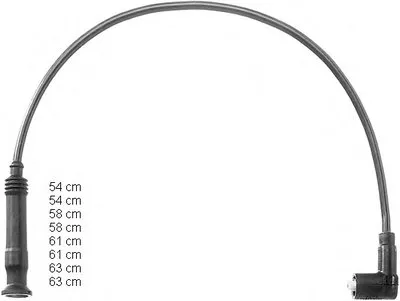 Комплект проводов зажигания BERU купить