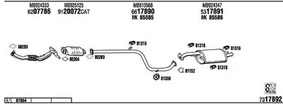 Система выпуска ОГ WALKER купить