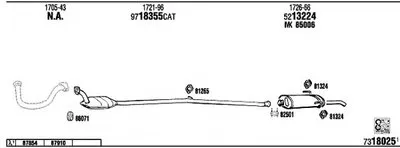 Система выпуска ОГ WALKER купить