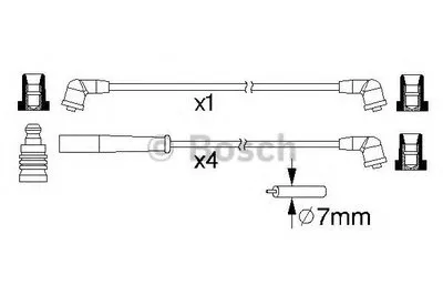 Комплект проводов зажигания BOSCH купить