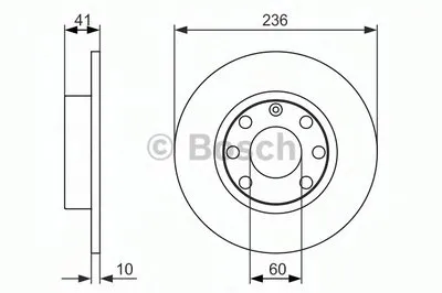 Тормозной диск BOSCH купить