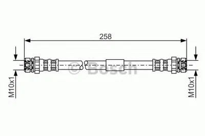 Тормозной шланг BOSCH купить
