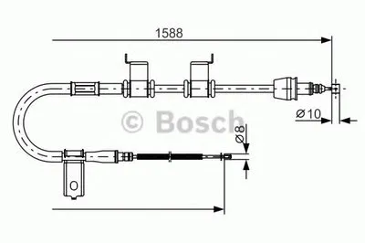 Трос, стояночная тормозная система BOSCH купить