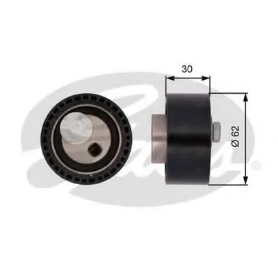 Натягувачі ролики приводу ГРМ (Вир-во Gates)