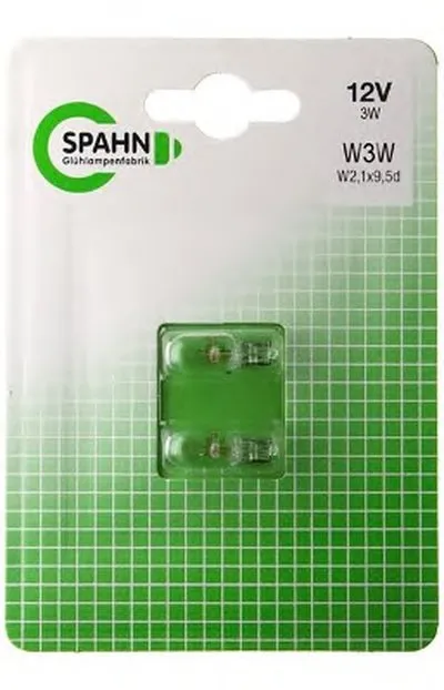 Лампа накаливания, фонарь указателя поворота; Лампа накаливания, фонарь освещения номерного знака; Лампа накаливания, задний гарабитный огонь; Лампа накаливания, oсвещение салона; Лампа накаливания, освещение щитка приборов; Лампа накаливания, стояночные огни / габаритные фонари; Лампа накаливания, фонарь указателя поворота; Лампа накаливания, oсве SPAHN GLÜHLAMPEN купить