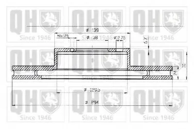 Тормозной диск QUINTON HAZELL купить