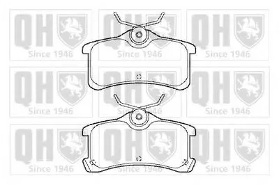 Комплект тормозных колодок, дисковый тормоз QUINTON HAZELL купить
