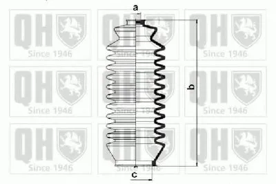 Комплект пылника, рулевое управление QUINTON HAZELL купить