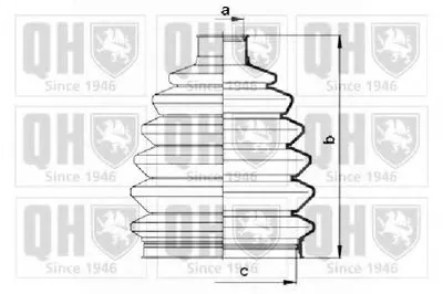 Комплект пылника, приводной вал QUINTON HAZELL купить
