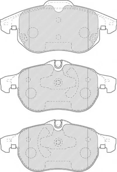 Комплект тормозных колодок, дисковый тормоз PREMIER FERODO купить